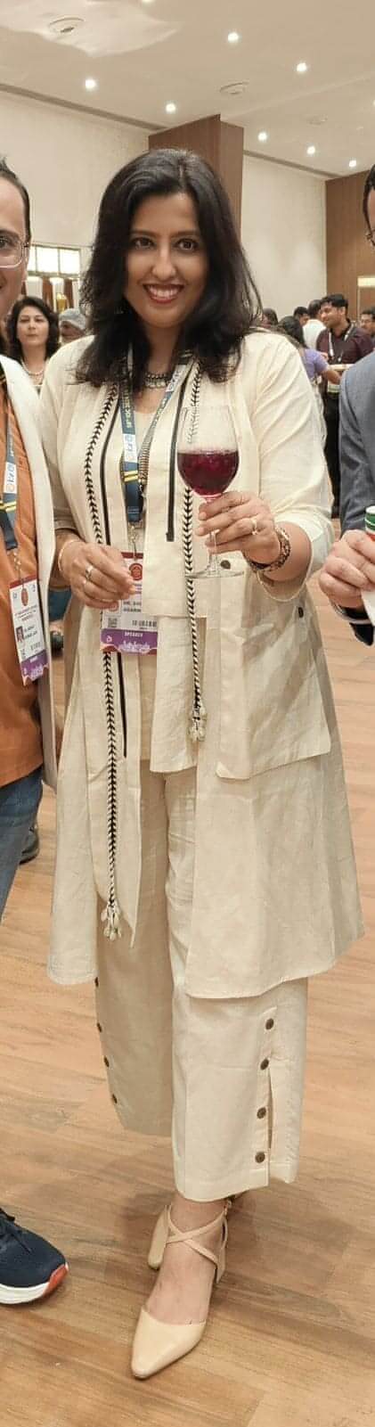 Off White Three Piece Shell Co ord Set